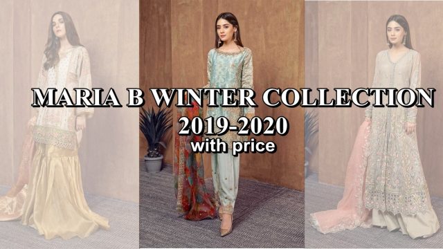 Maria B winter collection 2019 2020