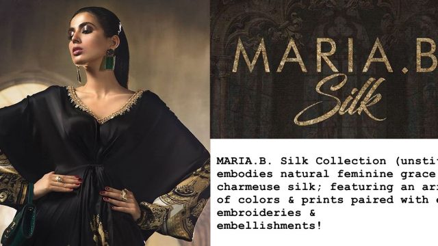 maria b silk collection