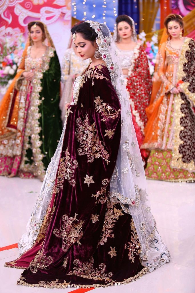 kashees velvet shawl for bride