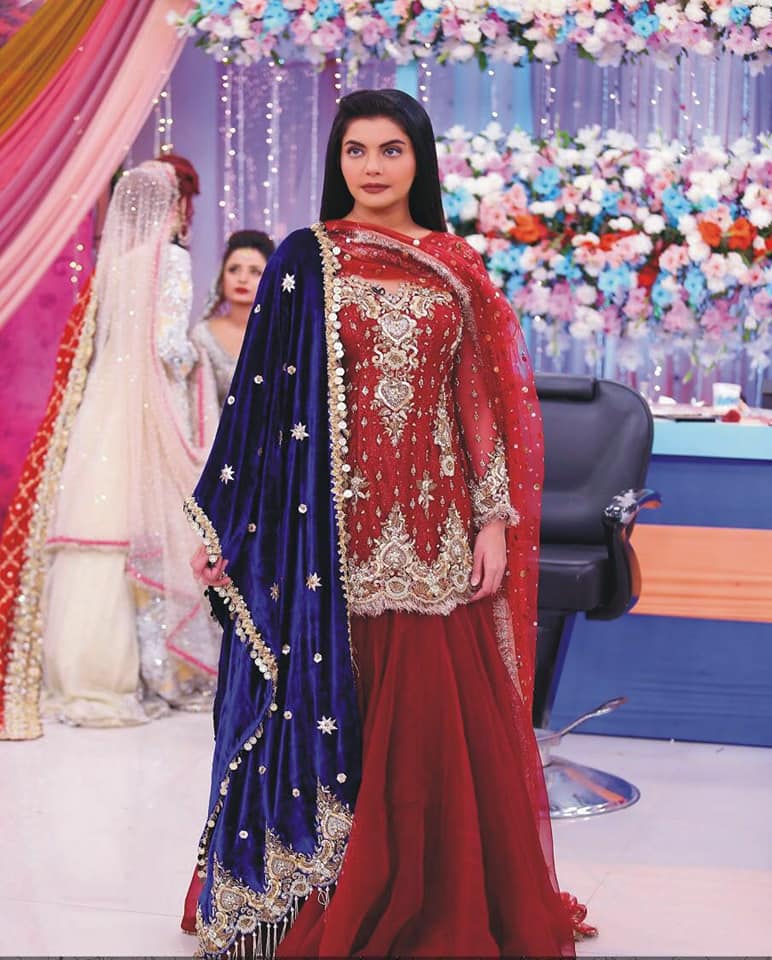 Velvet Shawl Pakistani Wedding