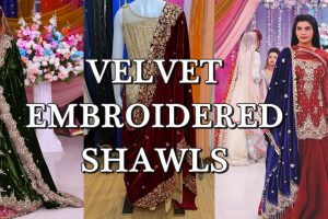 velvet embroidered shawls