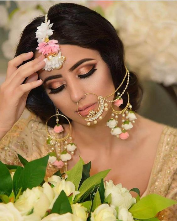 Bridal Earrings for Round Face