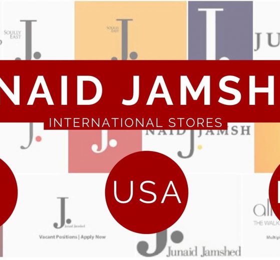 Location Address and contact Junaid Jamshed UK USA and Online J dot